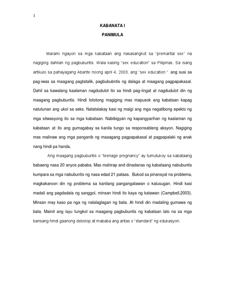 thesis para sa maagang pagbubuntis thesis para sa maagang pagbubuntis